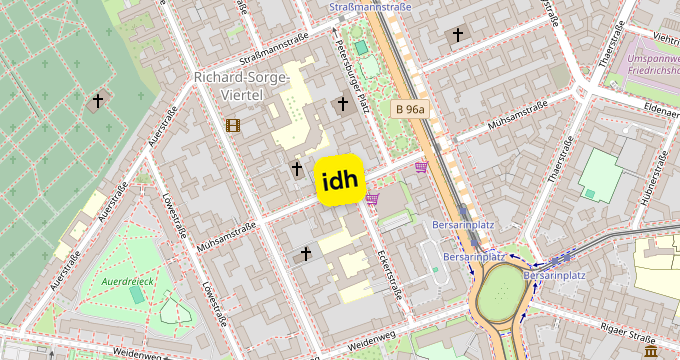 Karte: Mühsamstraße 43, 10249 Berlin
